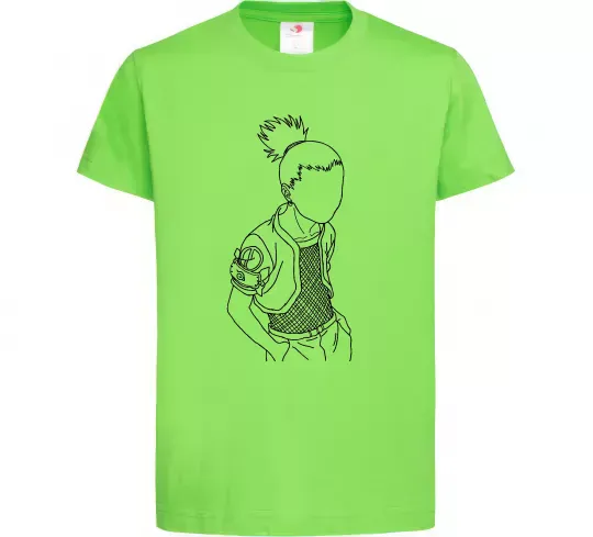 Детская футболка Shikamaru Naruto Лаймовый фото