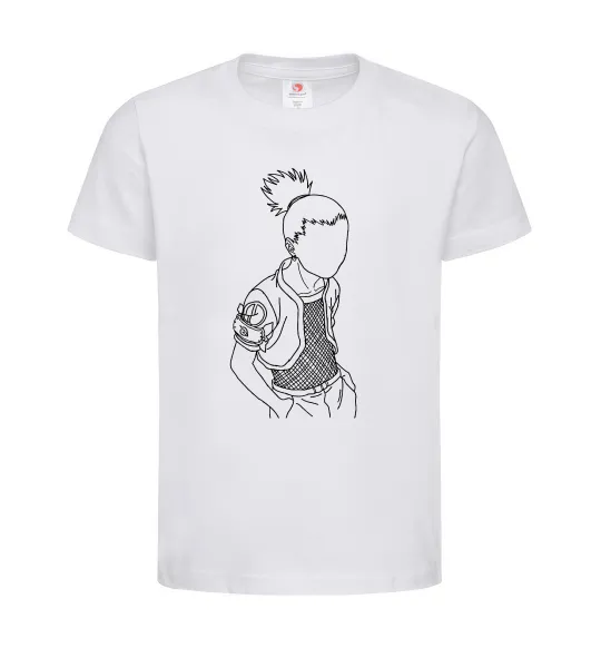 Дитяча футболка Shikamaru Naruto Білий фото