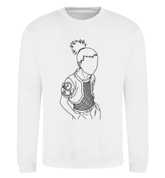 Свитшот Shikamaru Naruto Белый фото