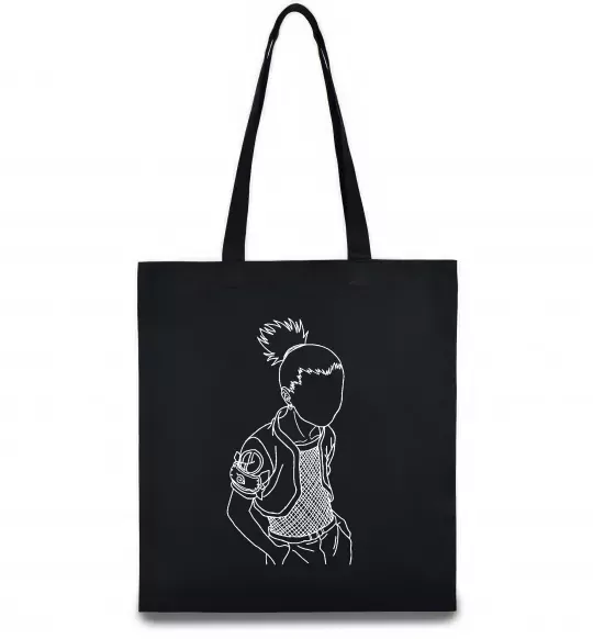 Еко-сумка Shikamaru Naruto Чорний фото