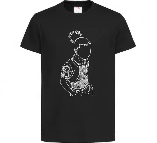 Детская футболка Shikamaru Naruto Черный фото