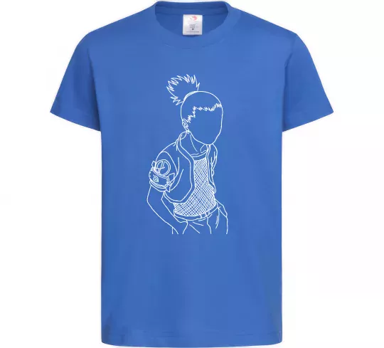 Детская футболка Shikamaru Naruto Ярко-синий фото