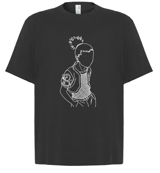 Футболка Оверсайз Shikamaru Naruto Черный фото