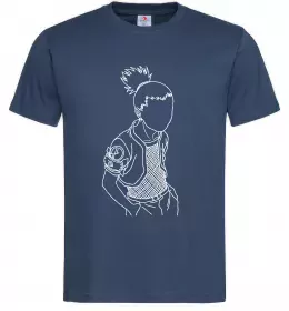 Мужская футболка Shikamaru Naruto Темно-синий фото