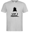 Чоловіча футболка Shikamaru what a draaag Сірий фото