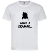Чоловіча футболка Shikamaru what a draaag Білий фото