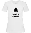Жіноча футболка Shikamaru what a draaag Білий фото