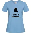 Жіноча футболка Shikamaru what a draaag Блакитний фото