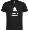 Чоловіча футболка Shikamaru what a draaag Чорний фото