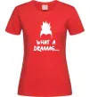 Жіноча футболка Shikamaru what a draaag Червоний фото