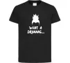 Дитяча футболка Shikamaru what a draaag Чорний Дитяча футболка Shikamaru what a draaag Чорний фото