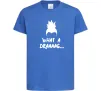 Дитяча футболка Shikamaru what a draaag Яскраво-синій Дитяча футболка Shikamaru what a draaag Яскраво-синій фото