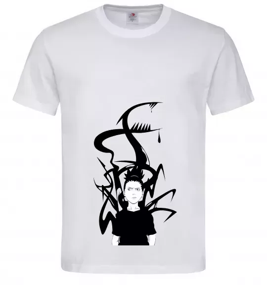 Мужская футболка Shikamaru Nara Белый фото