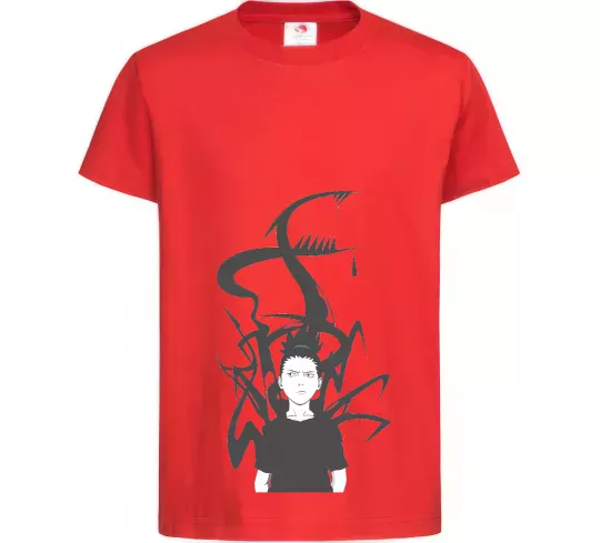 Детская футболка Shikamaru Nara Красный фото