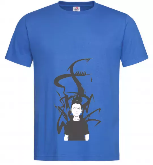 Мужская футболка Shikamaru Nara Ярко-синий фото