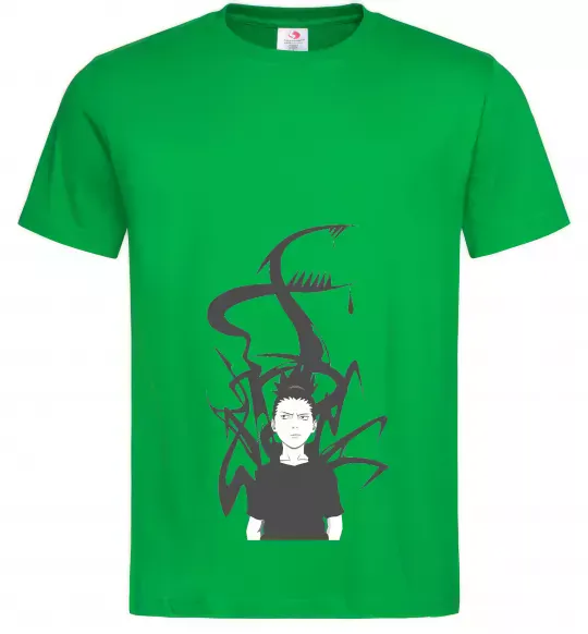 Мужская футболка Shikamaru Nara Зеленый фото