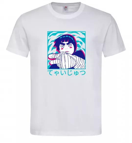 Чоловіча футболка Rock Lee Білий фото