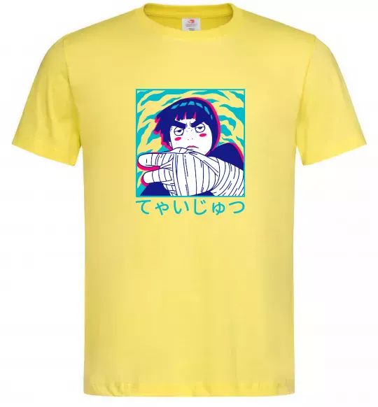 Чоловіча футболка Rock Lee Лимонний фото