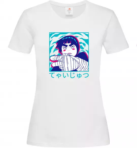 Женская футболка Rock Lee Белый фото