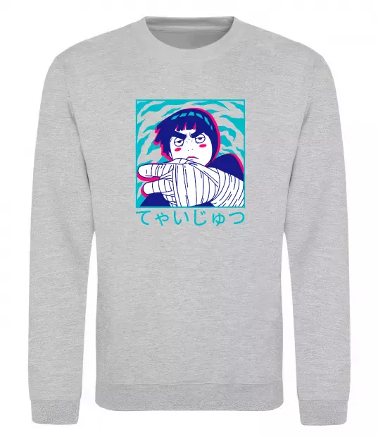 Свитшот Rock Lee Серый меланж фото