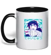 Чашка з кольоровою ручкою Rock Lee Чорний фото