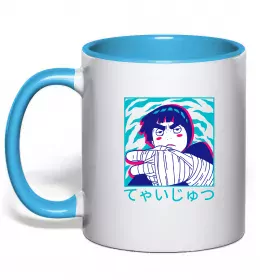 Чашка с цветной ручкой