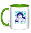 Чашка з кольоровою ручкою Rock Lee Зелений фото