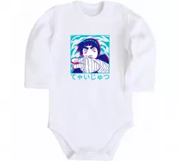 Детский боди Rock Lee Белый фото