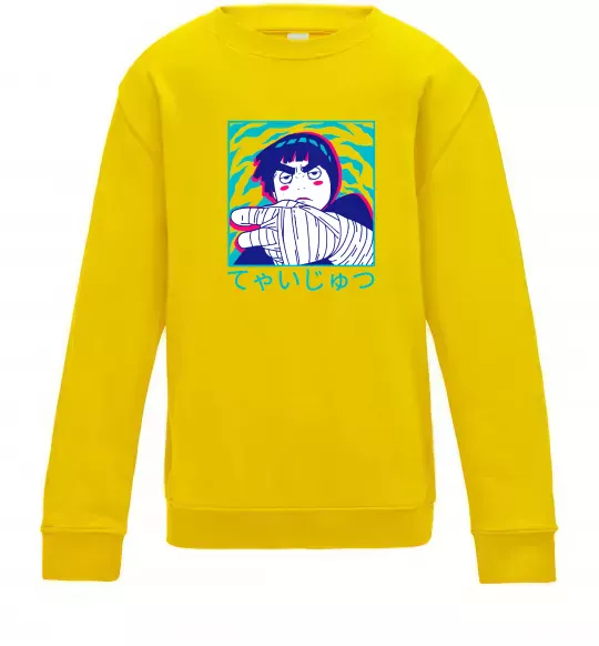 Детский Свитшот Rock Lee Солнечно желтый фото