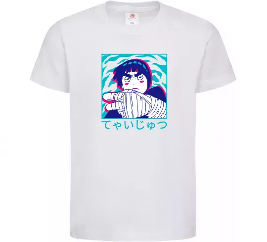 Дитяча футболка Rock Lee Білий фото