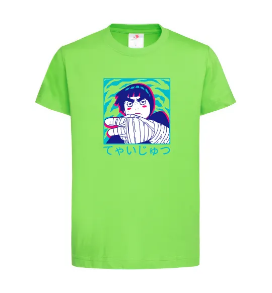 Дитяча футболка Rock Lee Лаймовий фото