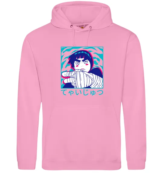 Мужская толстовка (худи) Rock Lee Розовый фото