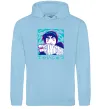 Мужская толстовка (худи) Rock Lee Голубой Мужская толстовка (худи) Rock Lee Голубой фото