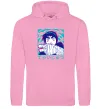 Женская толстовка (худи) Rock Lee Розовый фото