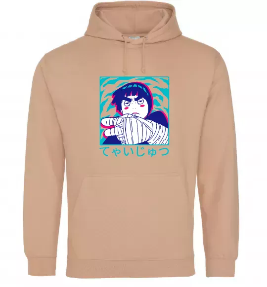 Жіноча толстовка (худі) Rock Lee Пісочний фото