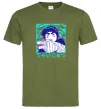 Чоловіча футболка Rock Lee Оливковий фото