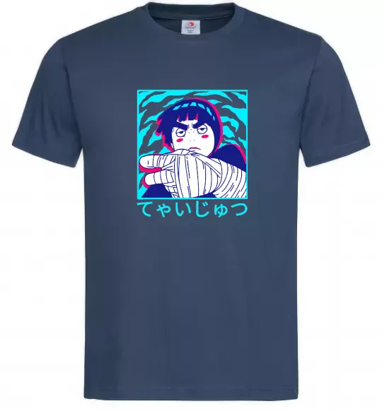 Чоловіча футболка Rock Lee Темно-синій фото