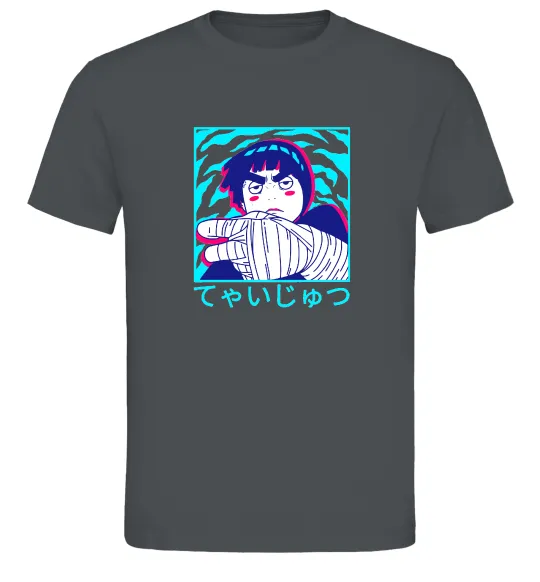 Чоловіча футболка Rock Lee Графіт фото