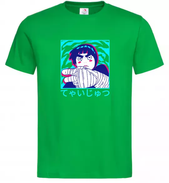 Чоловіча футболка Rock Lee Зелений фото