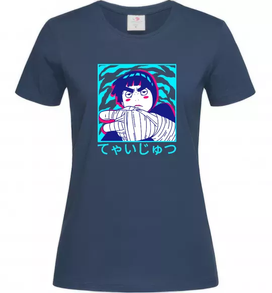 Женская футболка Rock Lee Темно-синий фото