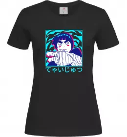 Женская футболка Rock Lee Черный фото