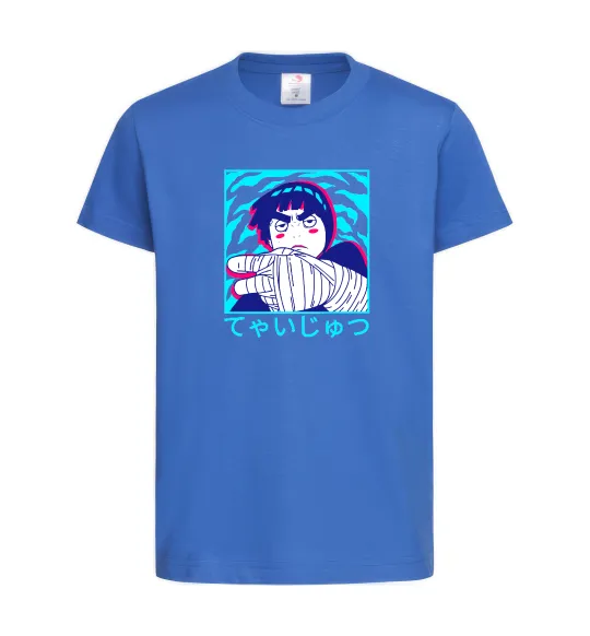 Дитяча футболка Rock Lee Яскраво-синій фото