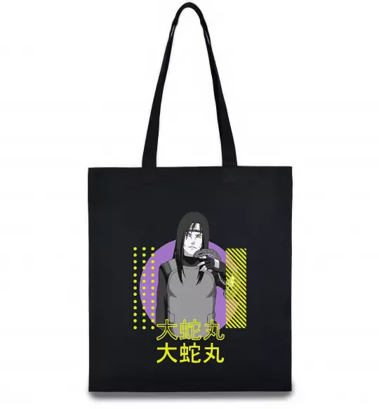 Эко-сумка Orochimaru Черный фото