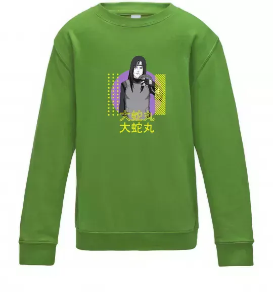 Детский Свитшот Orochimaru Лаймовый фото