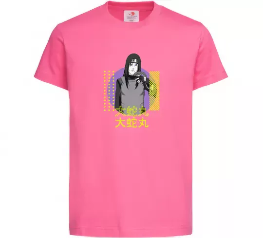 Детская футболка Orochimaru Ярко-розовый фото
