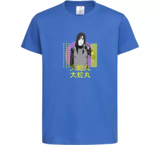 Детская футболка Orochimaru Ярко-синий фото