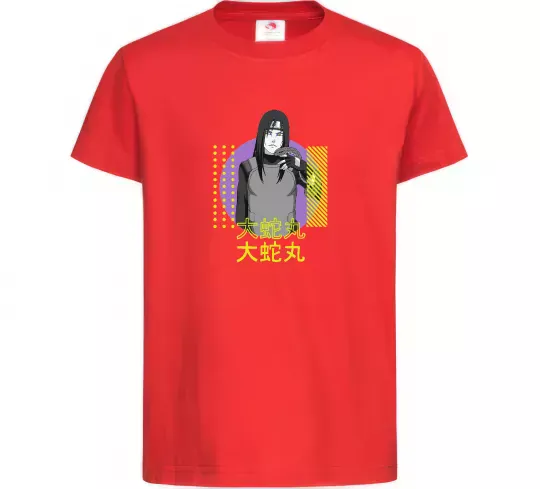 Детская футболка Orochimaru Красный фото