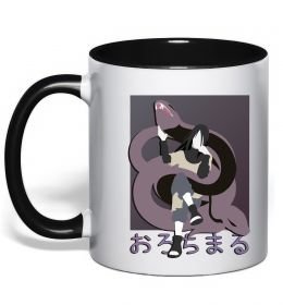 Чашка с цветной ручкой Orochimaru snake