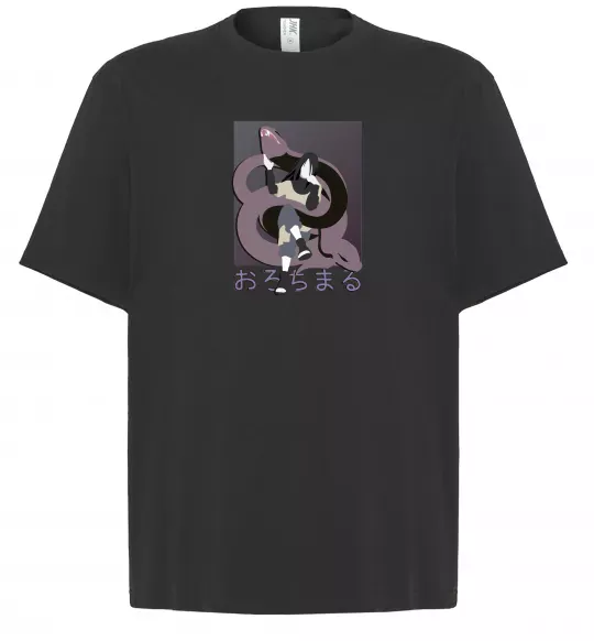 Футболка Оверсайз Orochimaru snake Черный фото