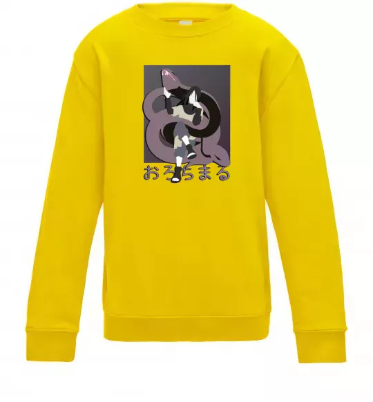 Дитячий світшот Orochimaru snake Сонячно жовтий фото